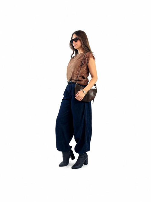 BLUSA ENCAJE TIRA