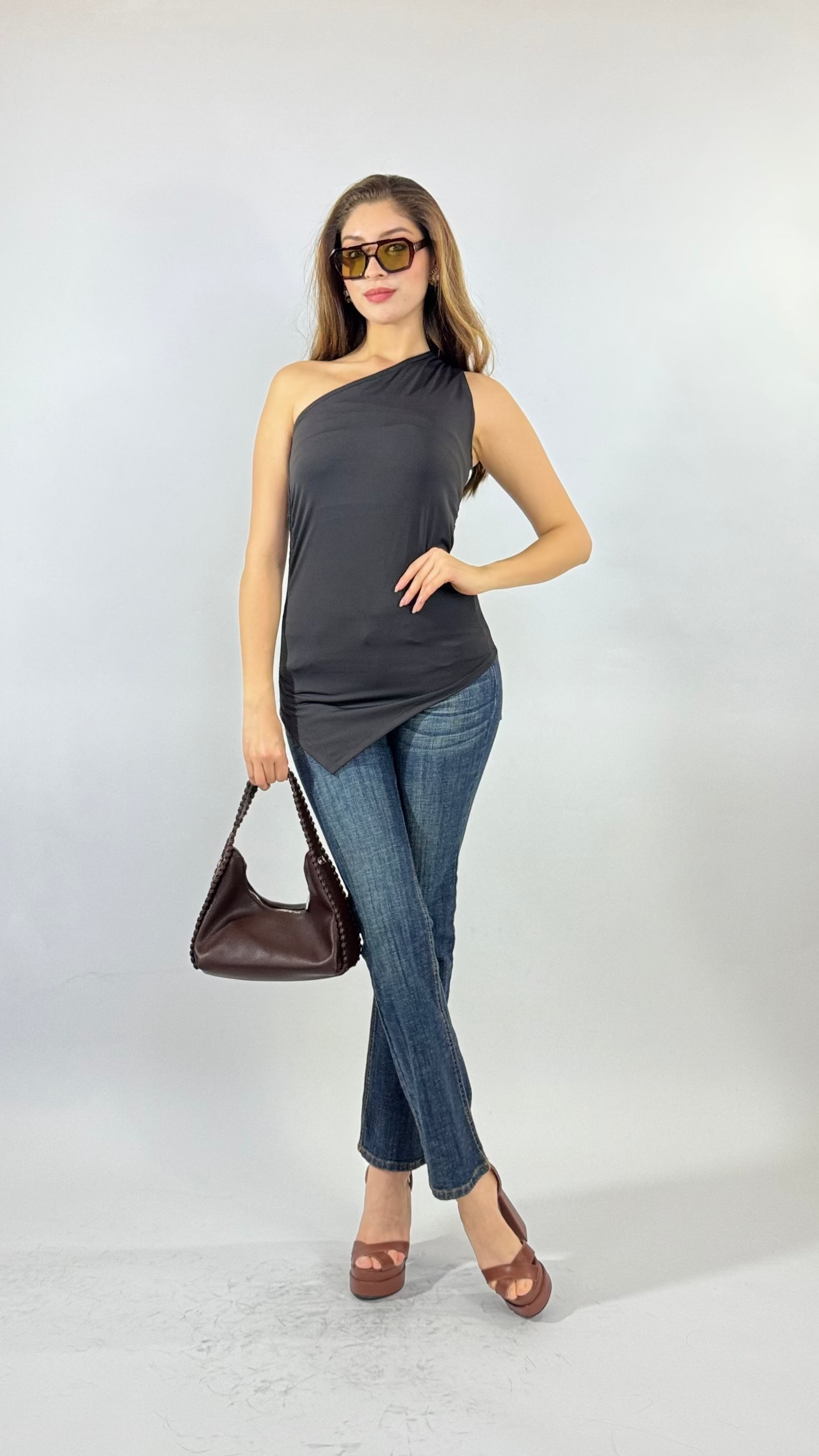 BLUSA CALI A UN HOMBRO