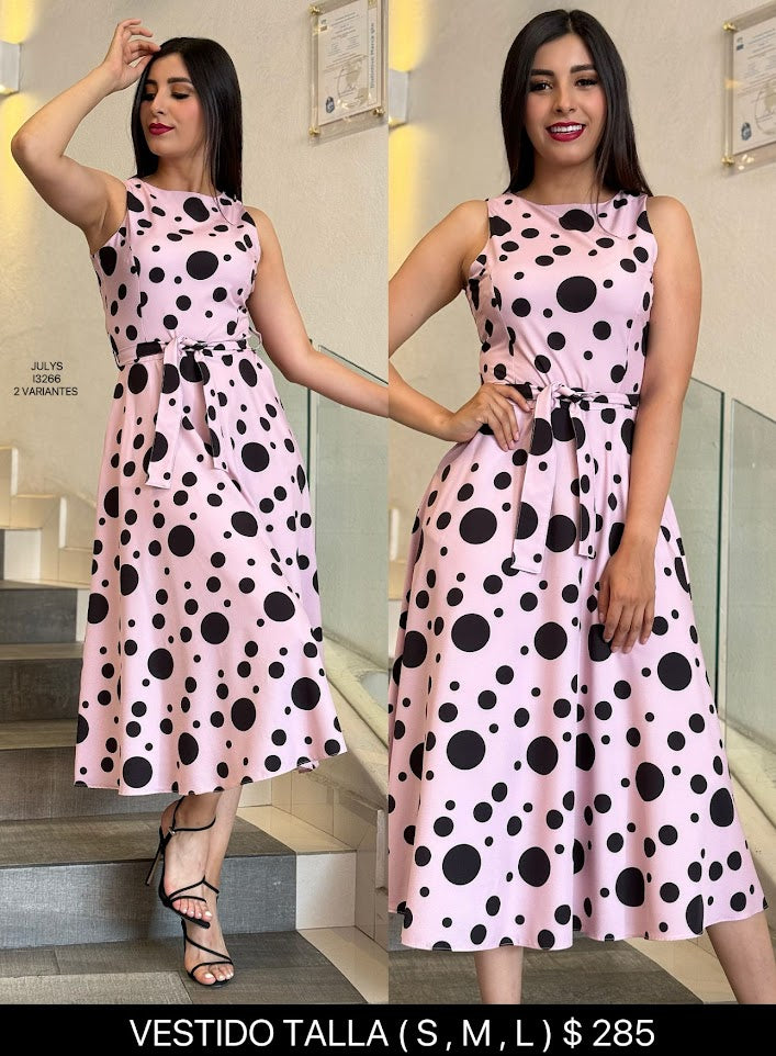 VESTIDO BOLAS PASTEL