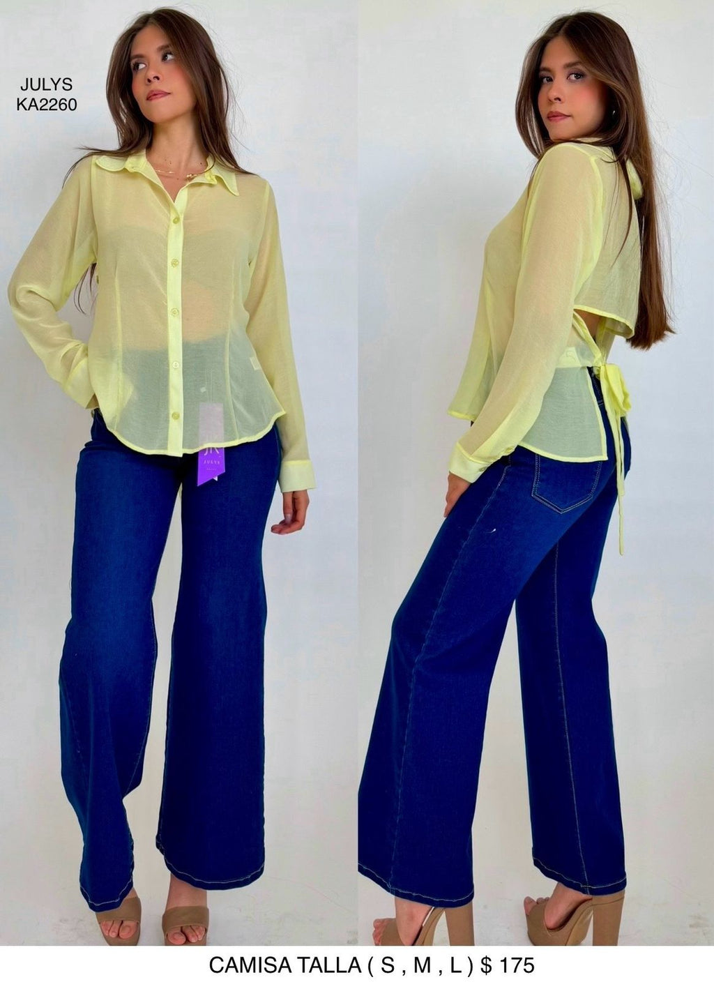 CAMISA ESPALDA ABIERTA