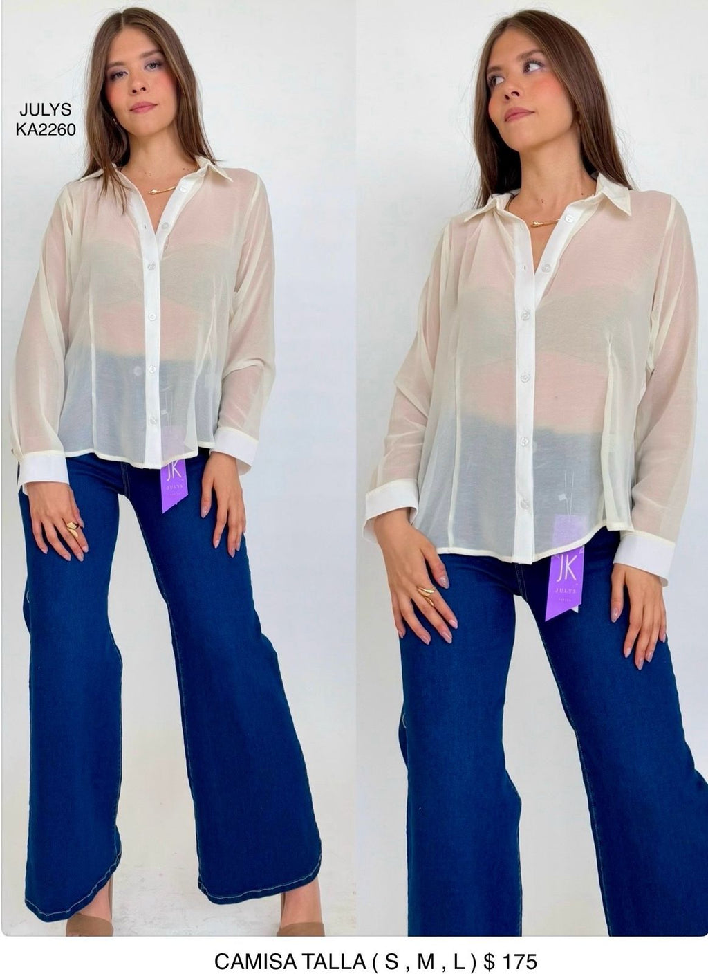 CAMISA ESPALDA ABIERTA