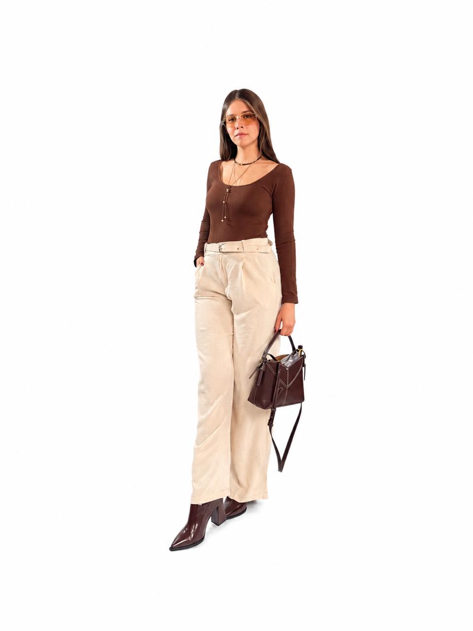 PANTALON BRILLOS C/CINTO