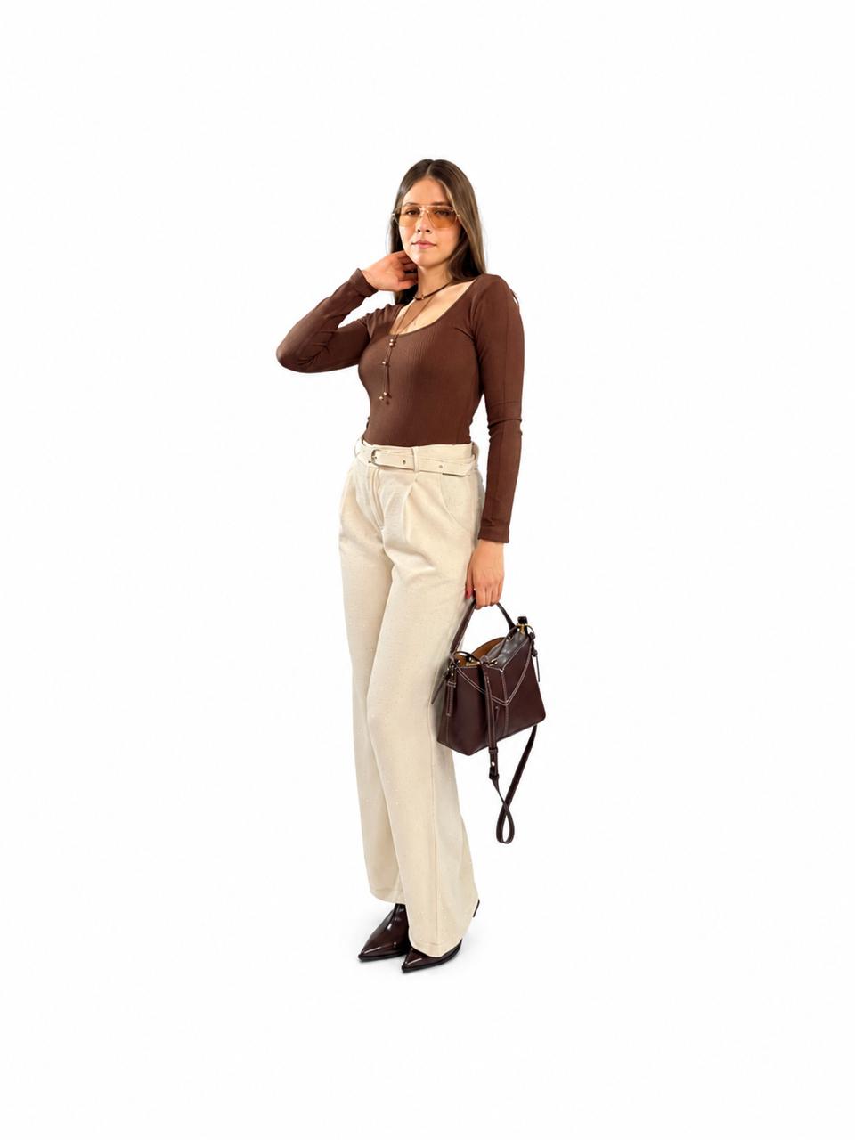 PANTALON BRILLOS C/CINTO