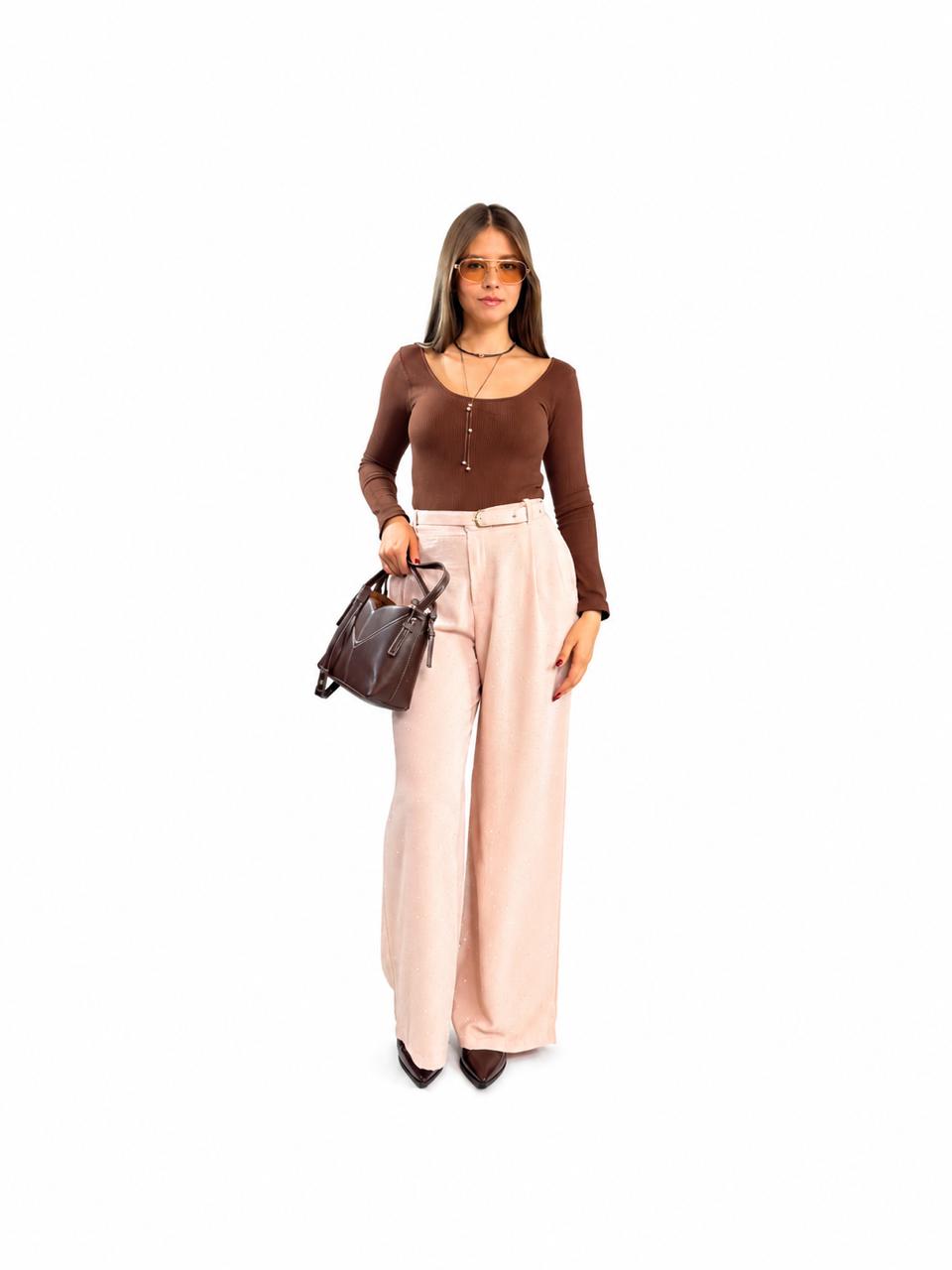 PANTALON BRILLOS C/CINTO