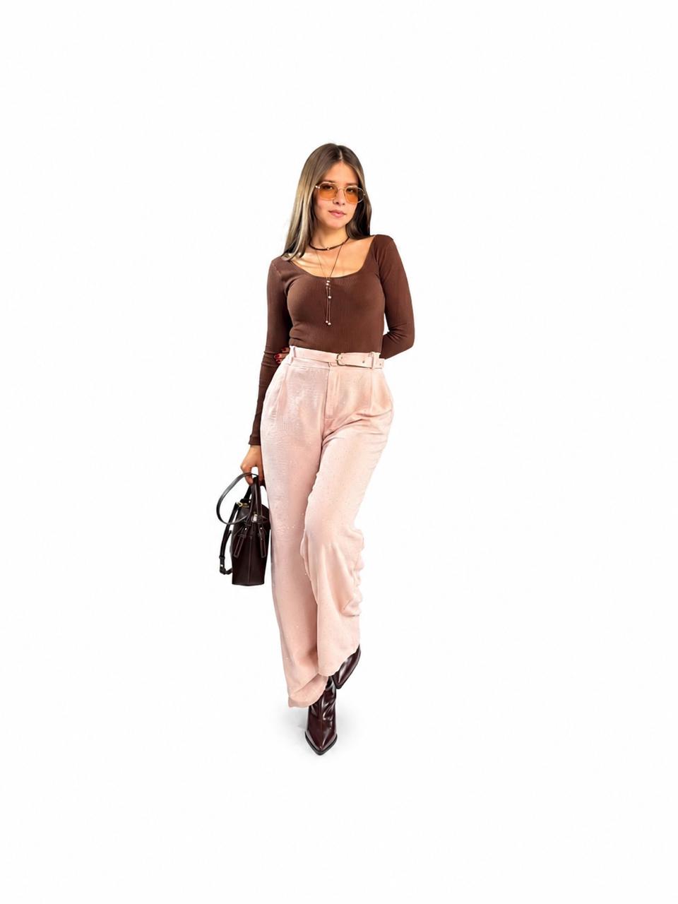 PANTALON BRILLOS C/CINTO