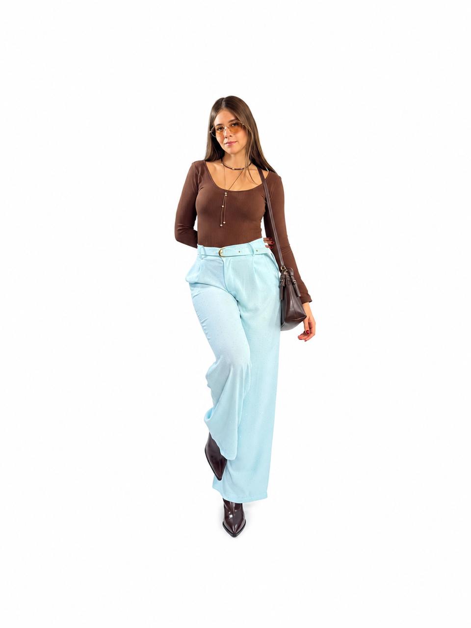 PANTALON BRILLOS C/CINTO