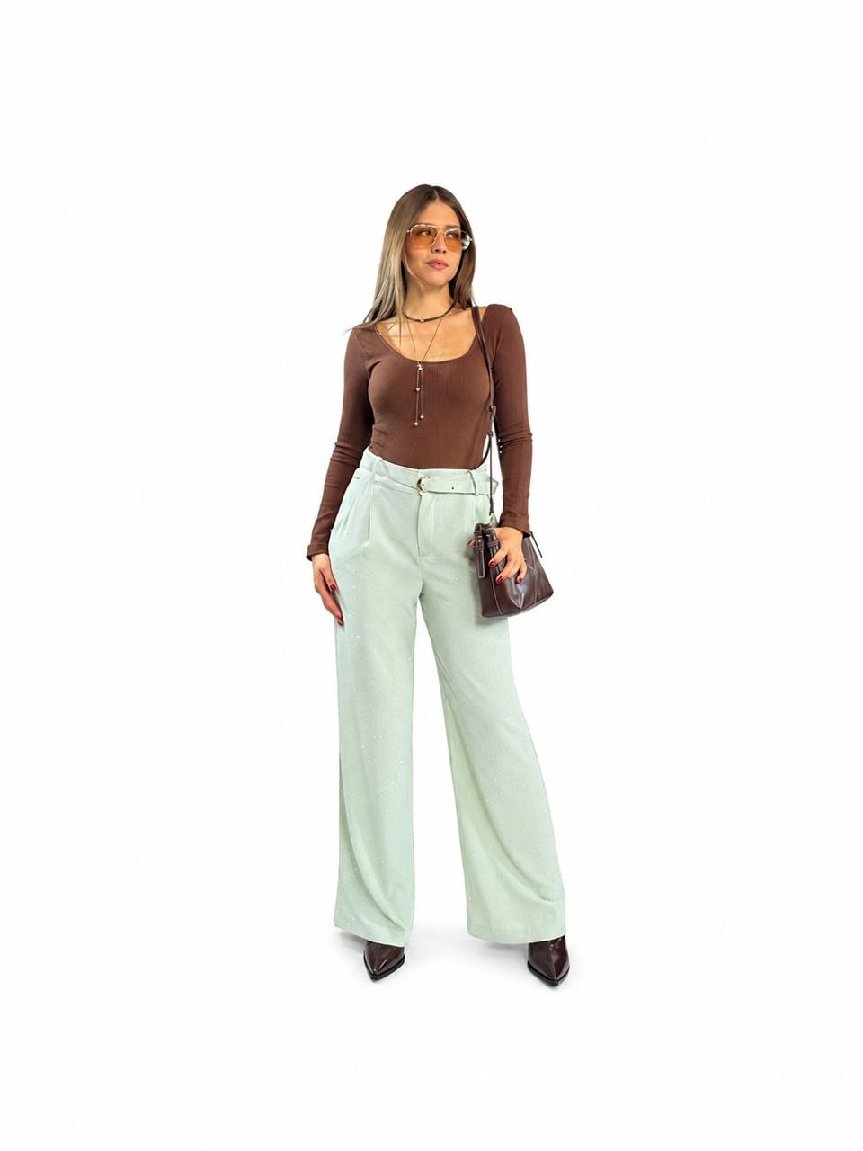PANTALON BRILLOS C/CINTO