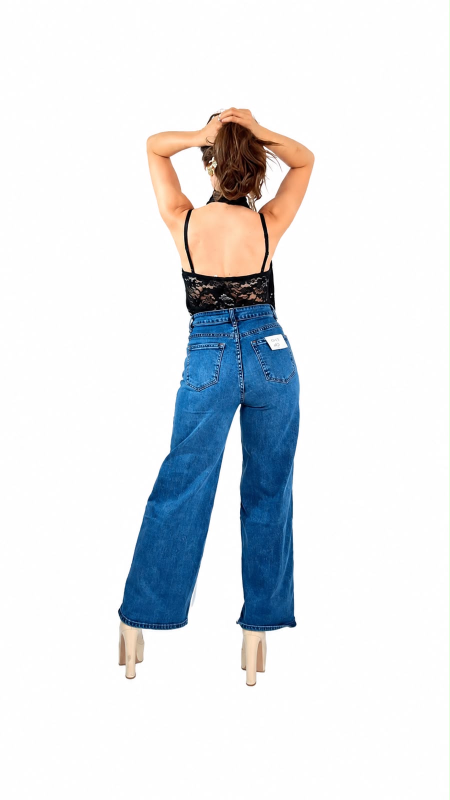 BLUSA ENCAJE CORBATA