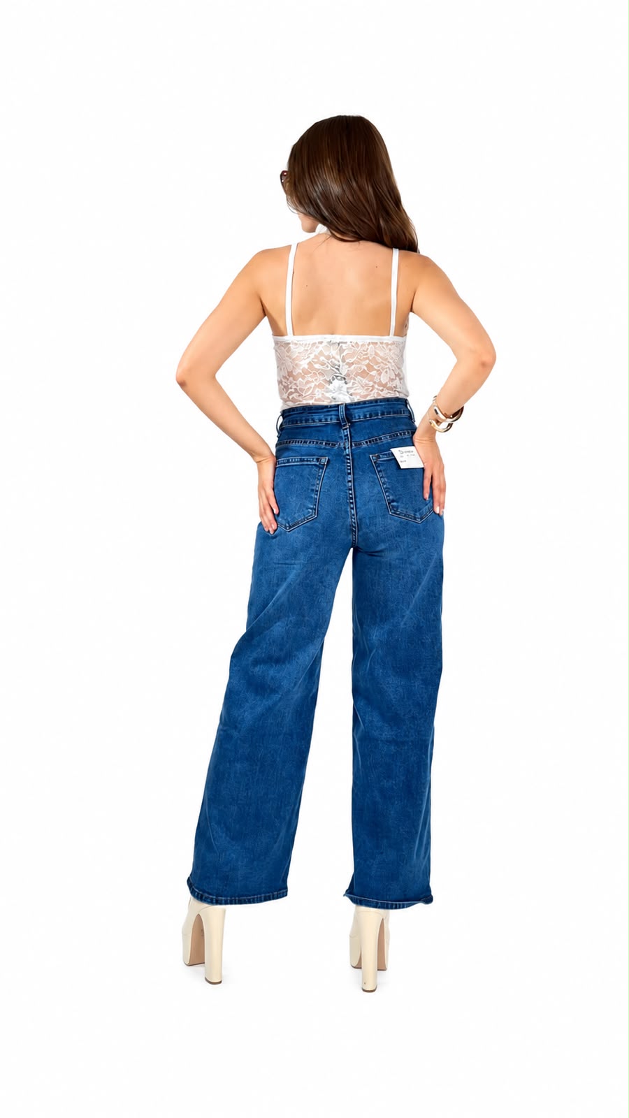 BLUSA ENCAJE CORBATA