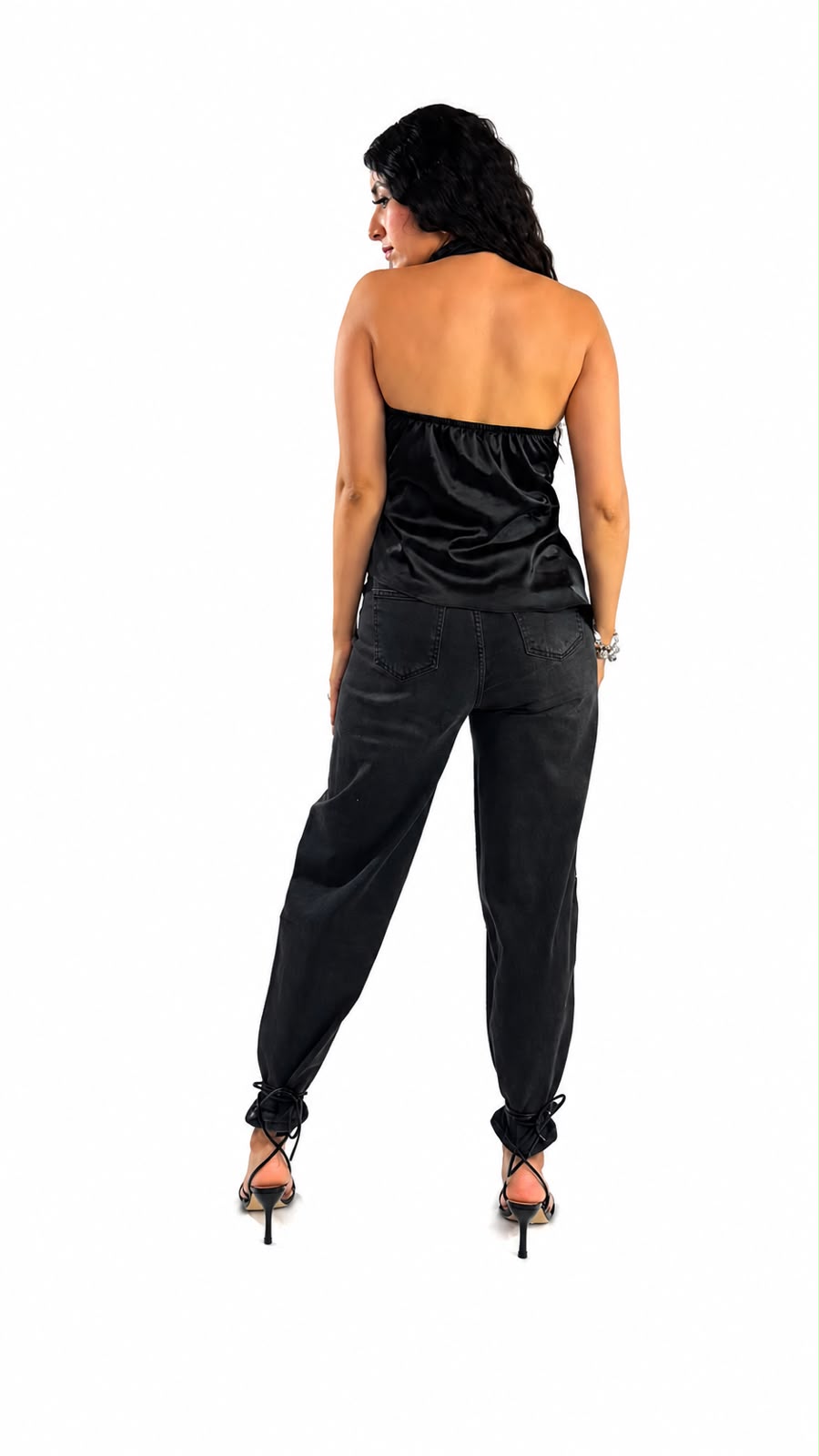 BLUSA SATIN RESORTE