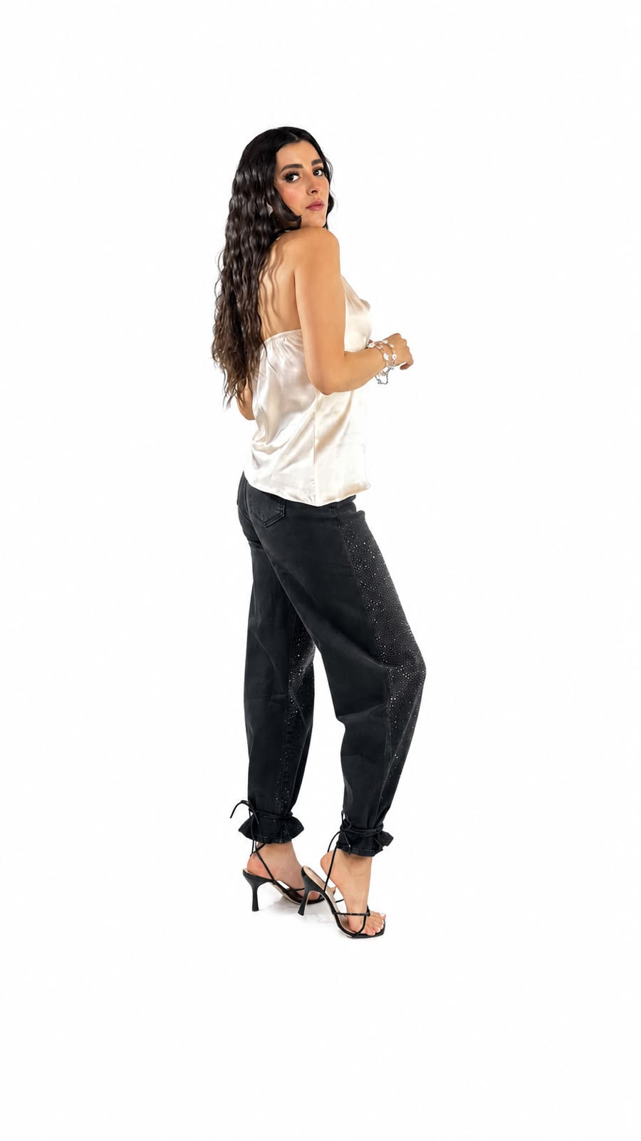 BLUSA SATIN RESORTE