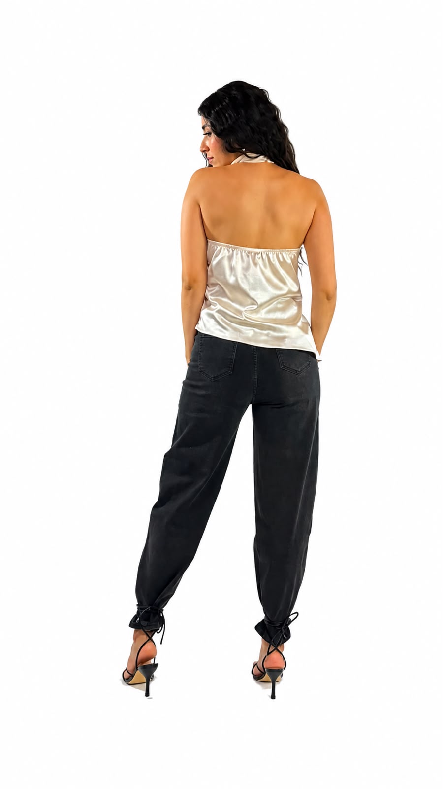BLUSA SATIN RESORTE