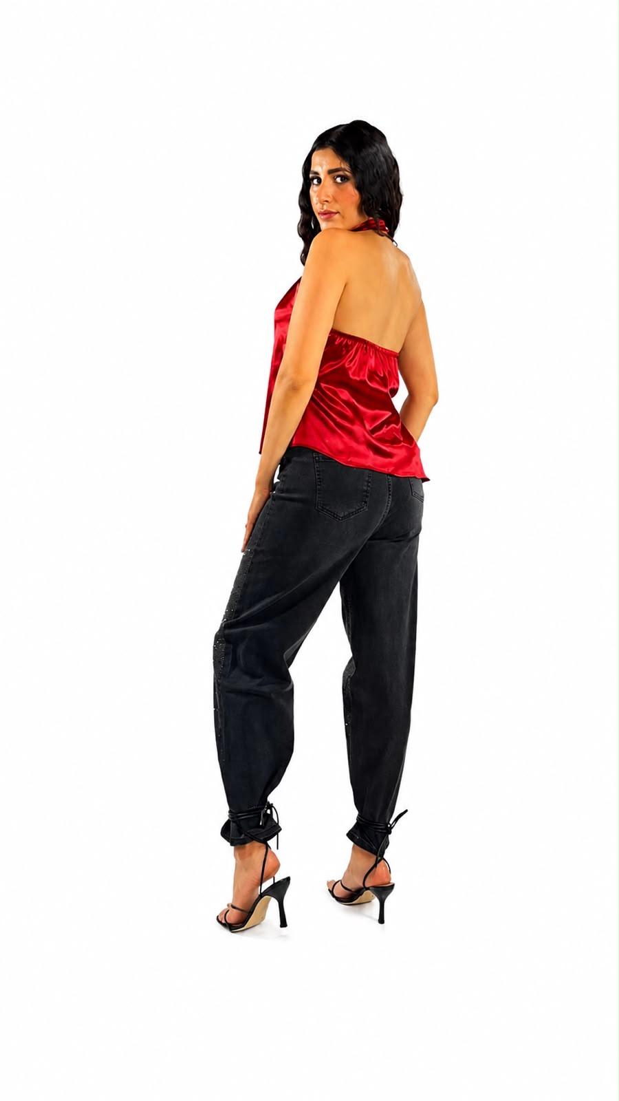 BLUSA SATIN RESORTE