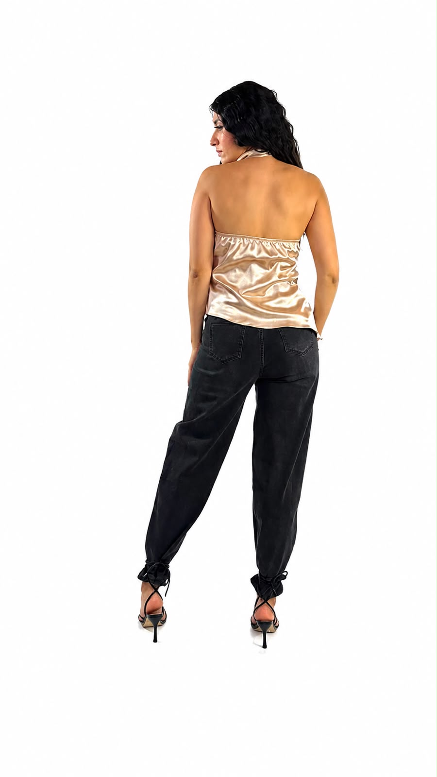 BLUSA SATIN RESORTE