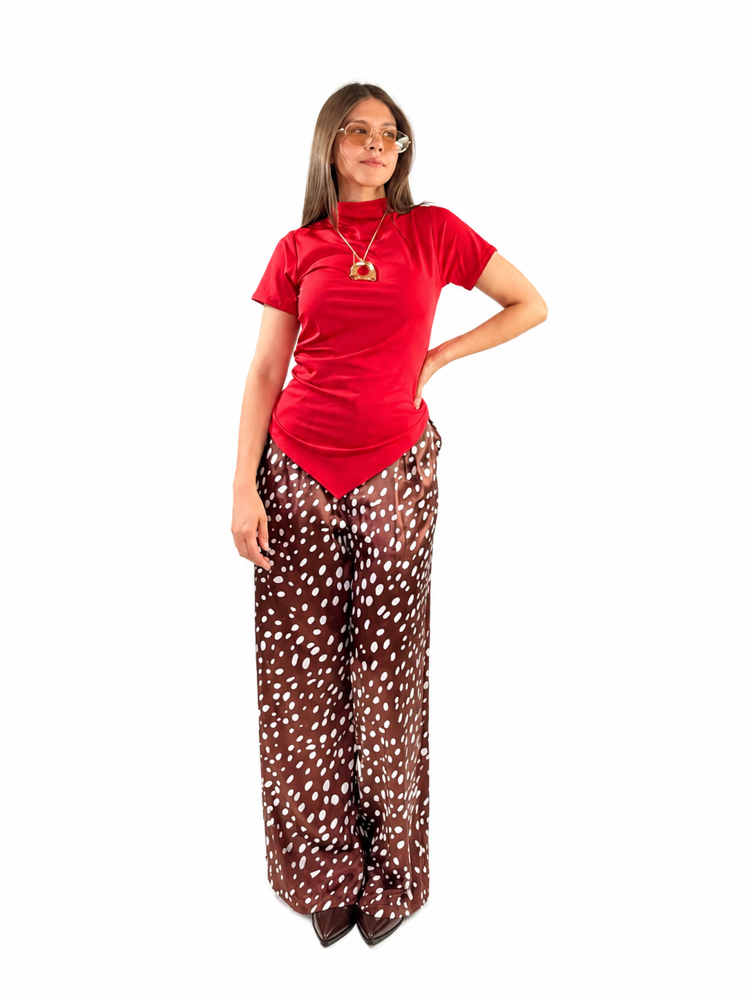 BLUSA M/CORTA SESGADA