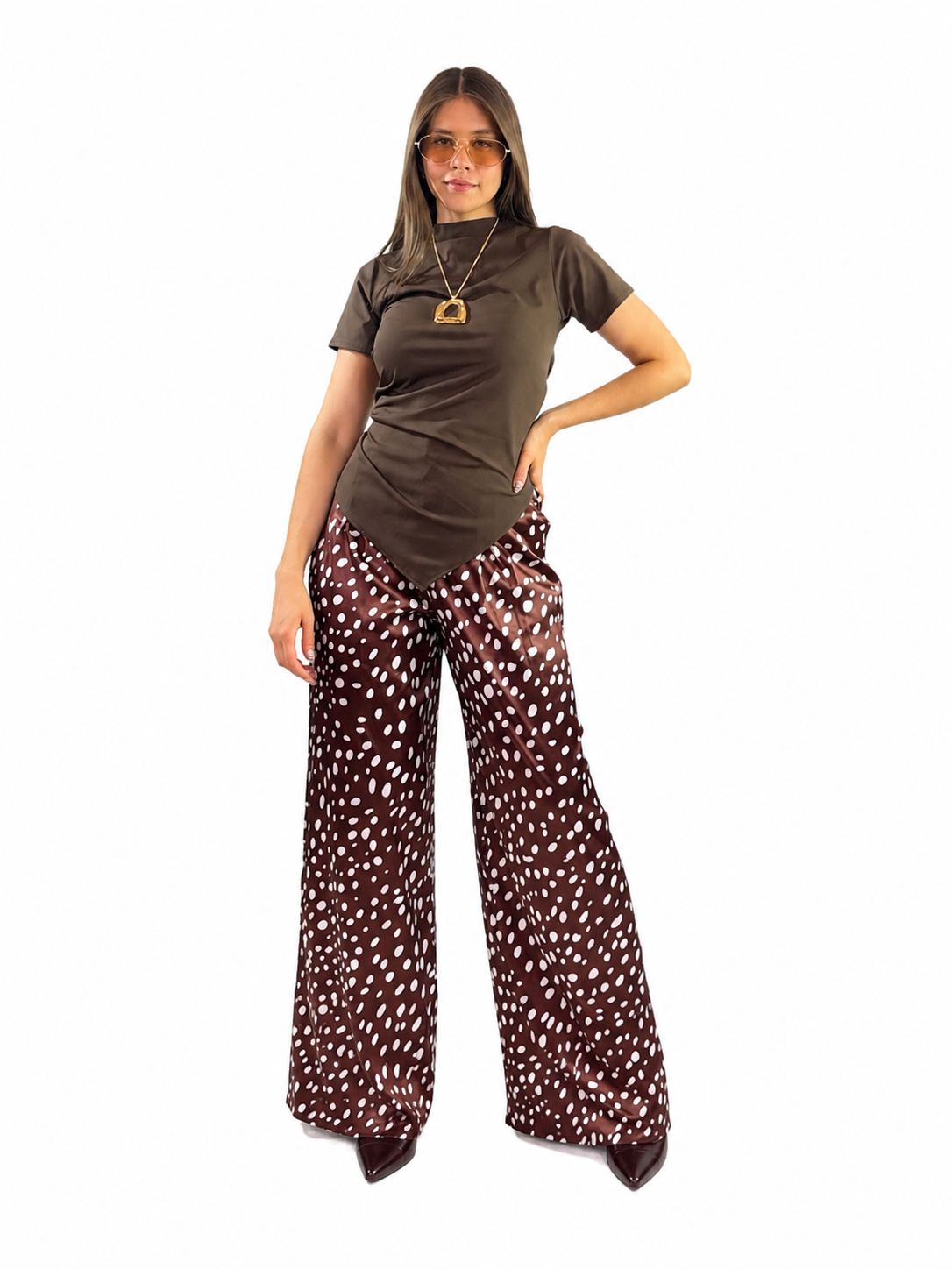 BLUSA M/CORTA SESGADA