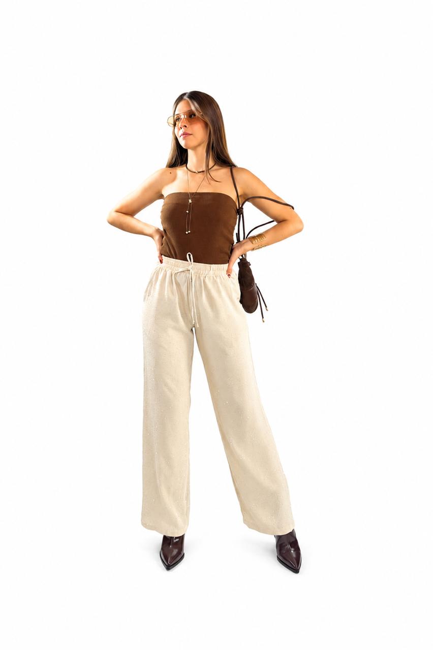 PANTALON BRILLO C/RESORTE