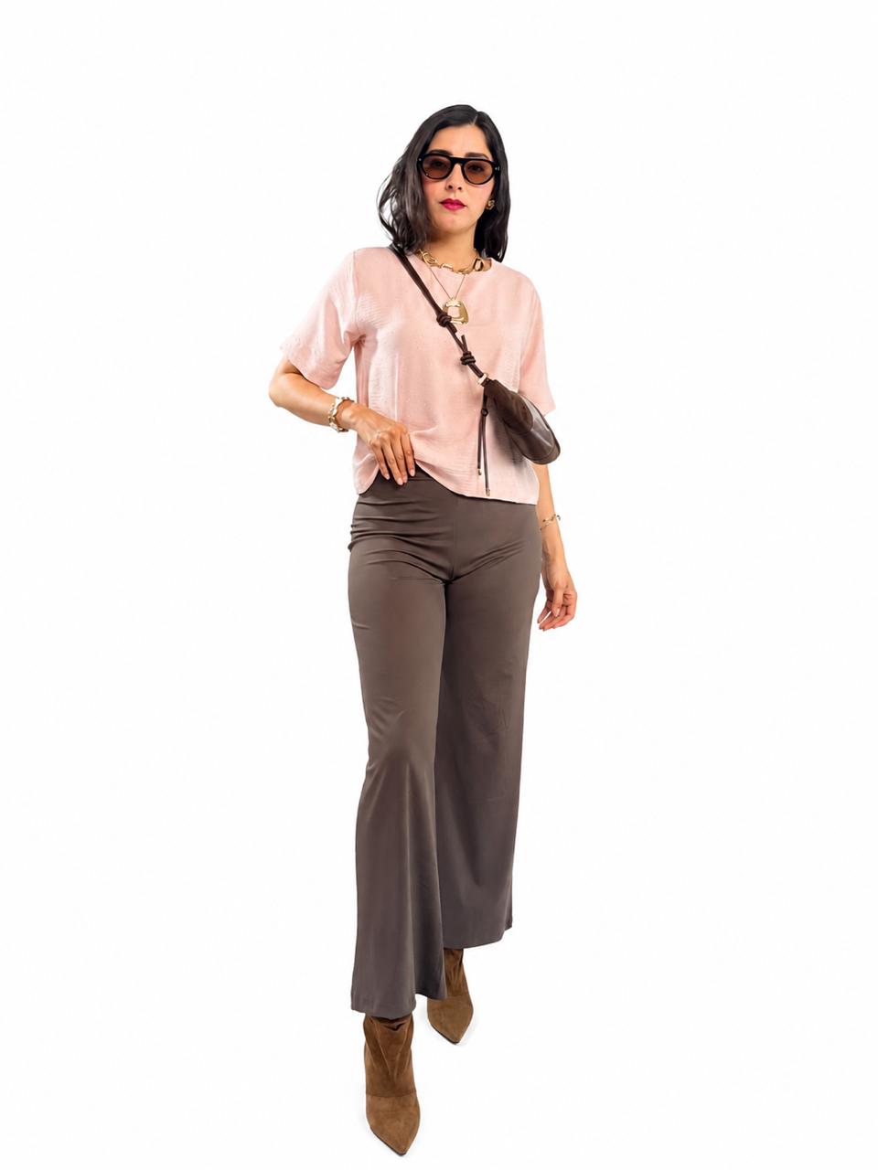 BLUSA MANGA CORTA C/BRILLOS