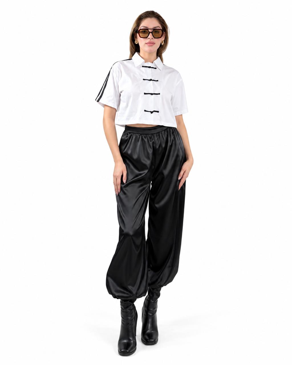 CAMISA CON VIVOS MANGA CORTA