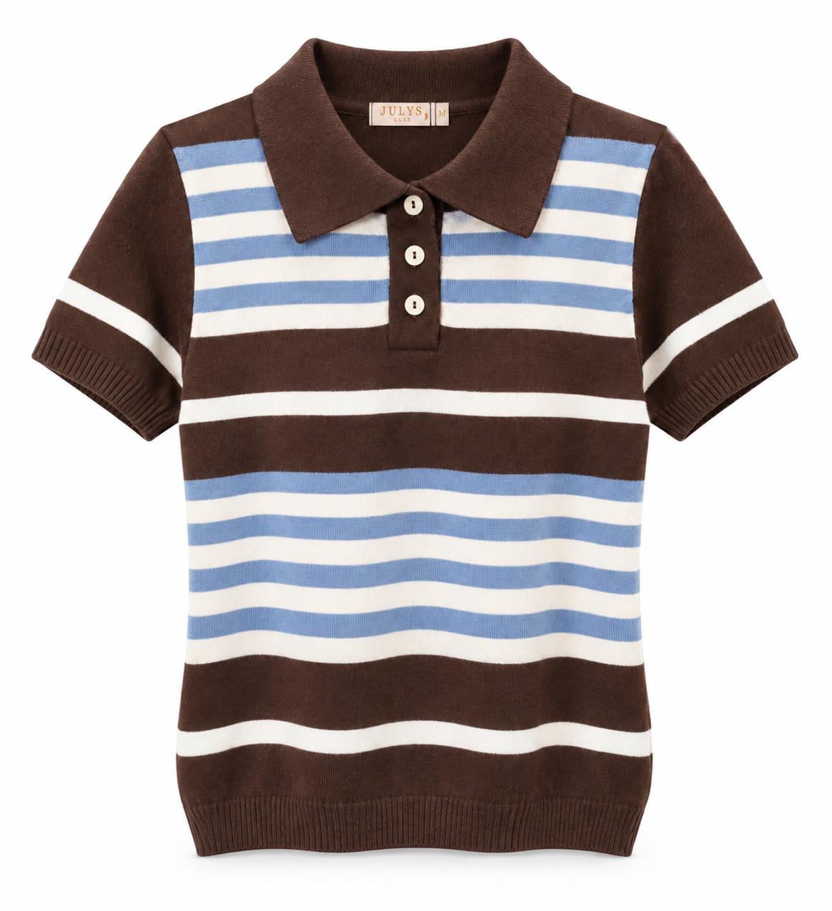 BLUSA TEJIDO CUELLO SPORT