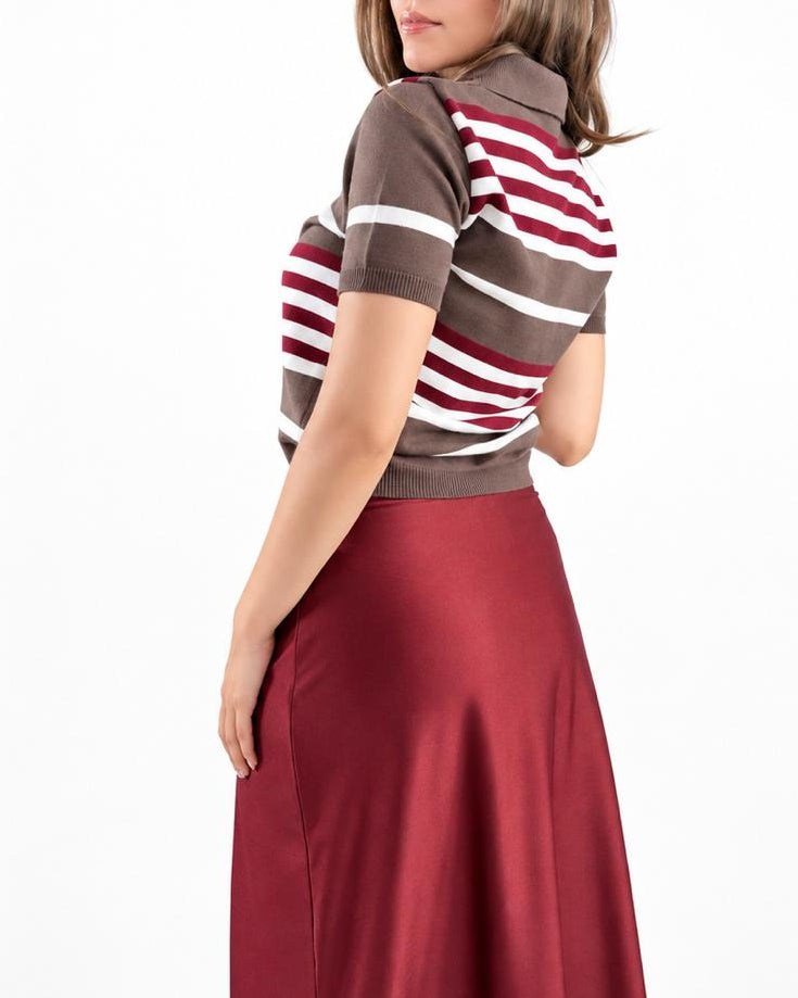 BLUSA TEJIDO CUELLO SPORT