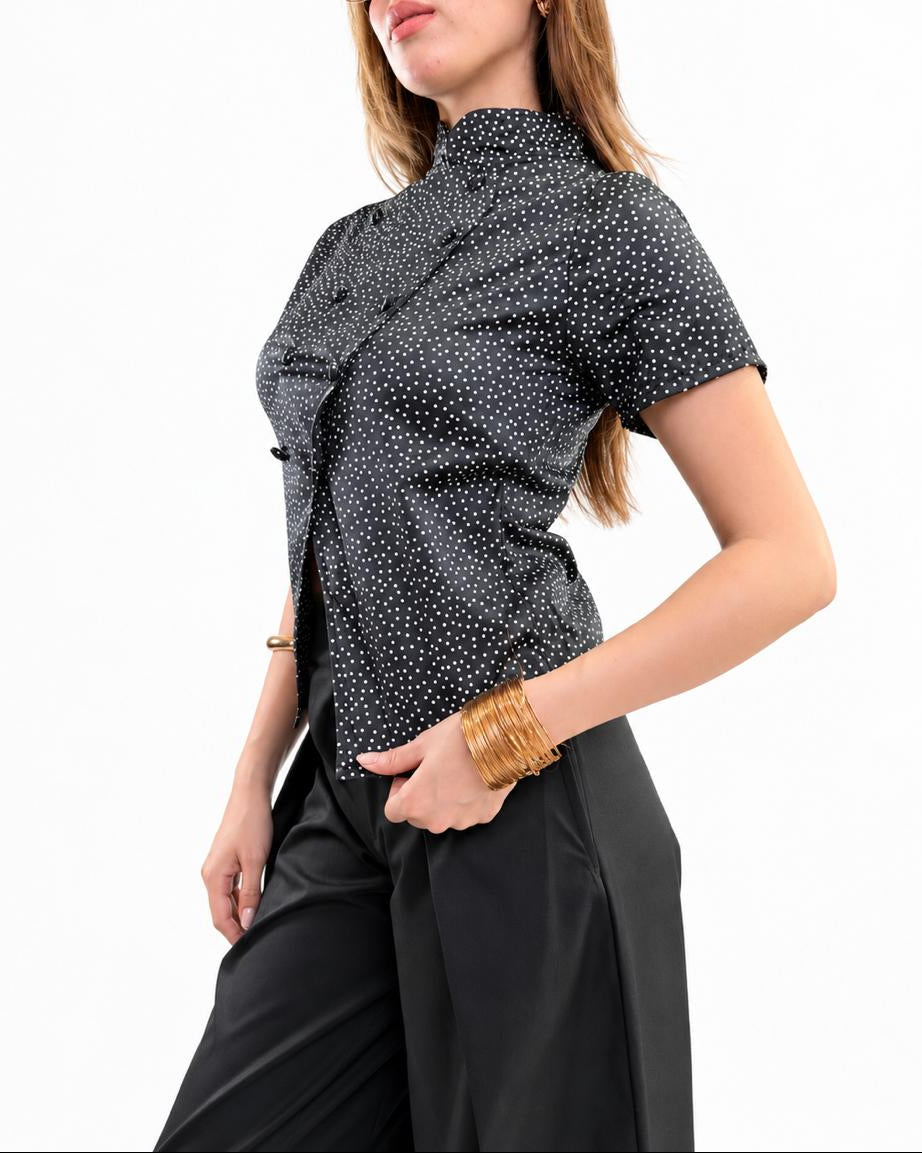 BLUSA BOTONES CRUZADA