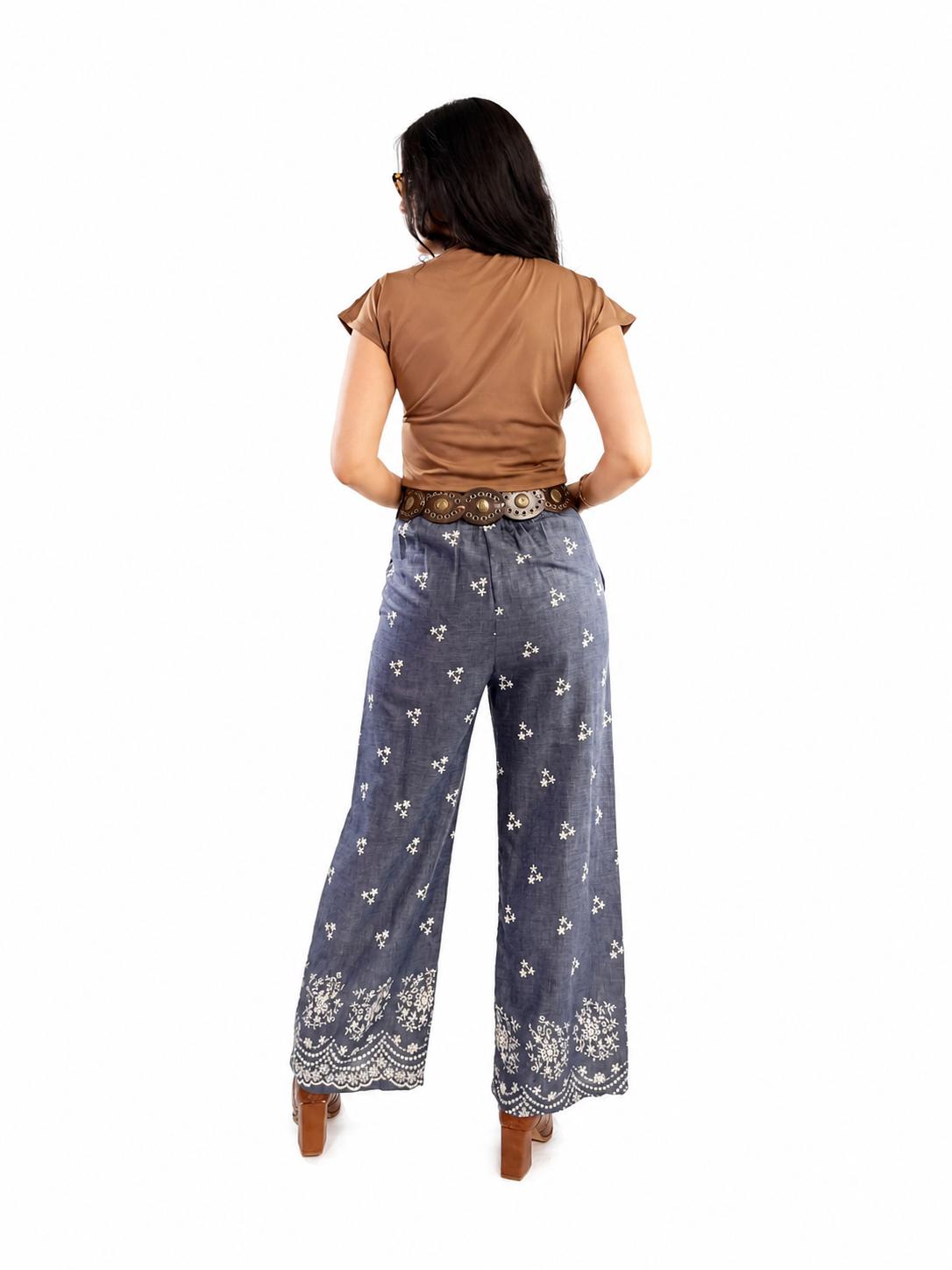 PANTALON BORDADO