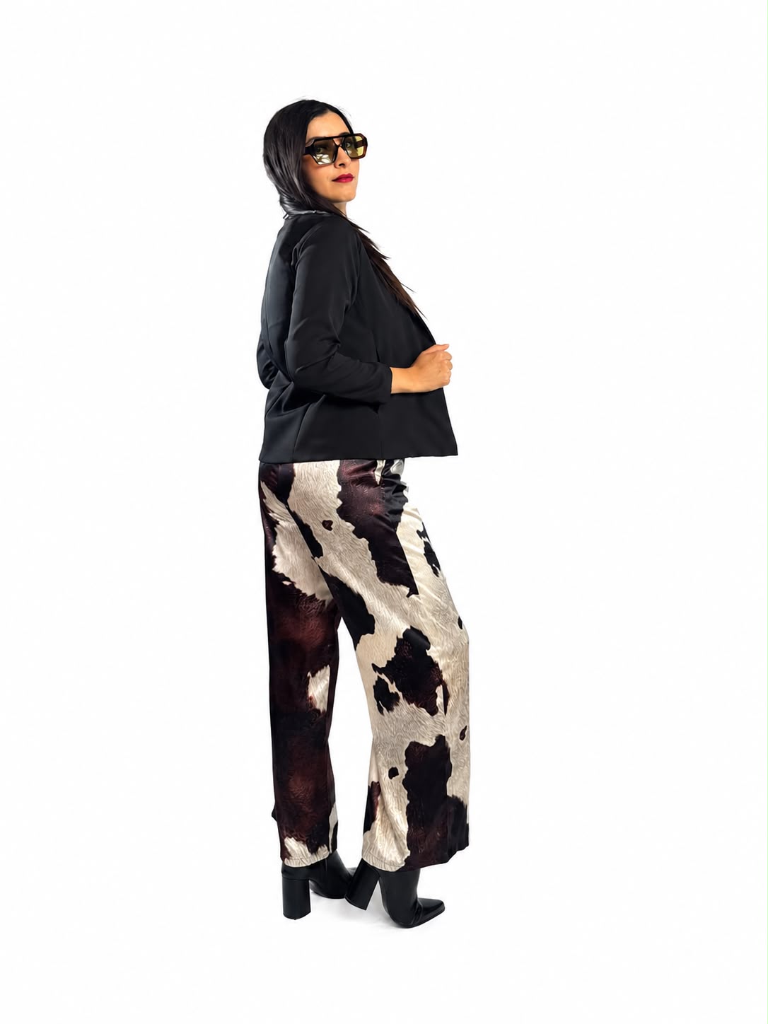 PANTALON SATIN VACA