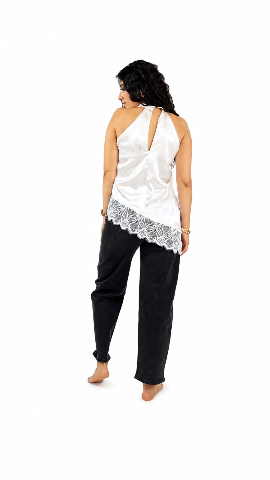BLUSA SESGADA LARGA