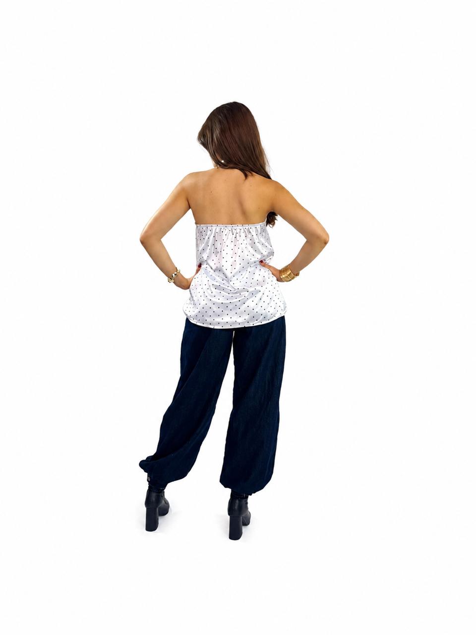 BLUSA CORBATA PUNTOS