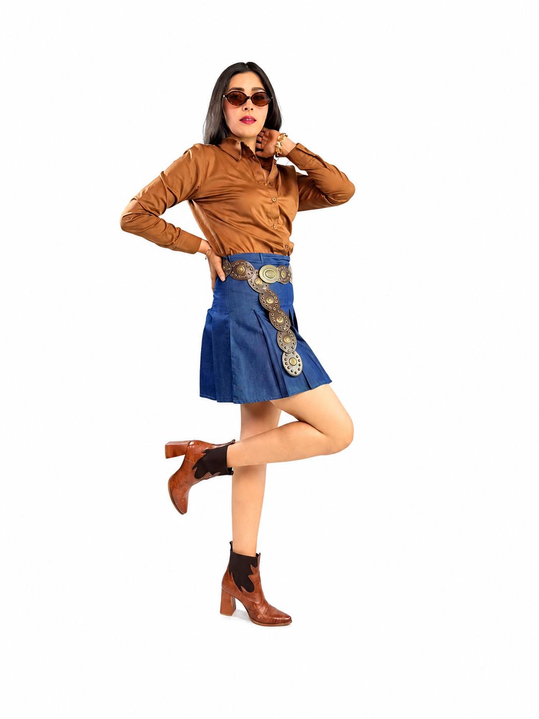 FALDA TABLEADA