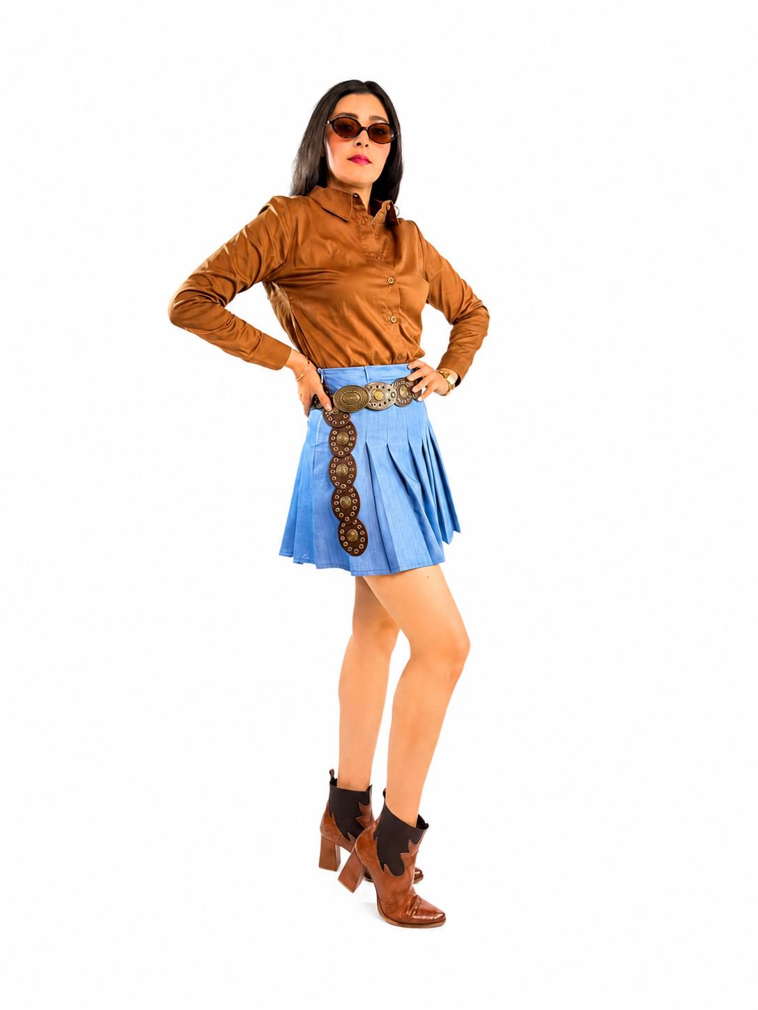 FALDA TABLEADA