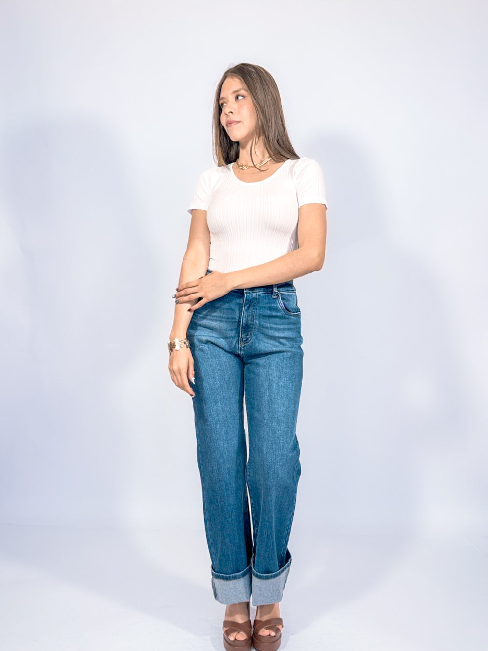 BLUSA LICRA CON DISEÑO CANALES
