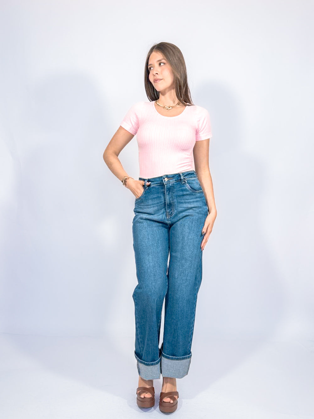 BLUSA LICRA CON DISEÑO CANALES