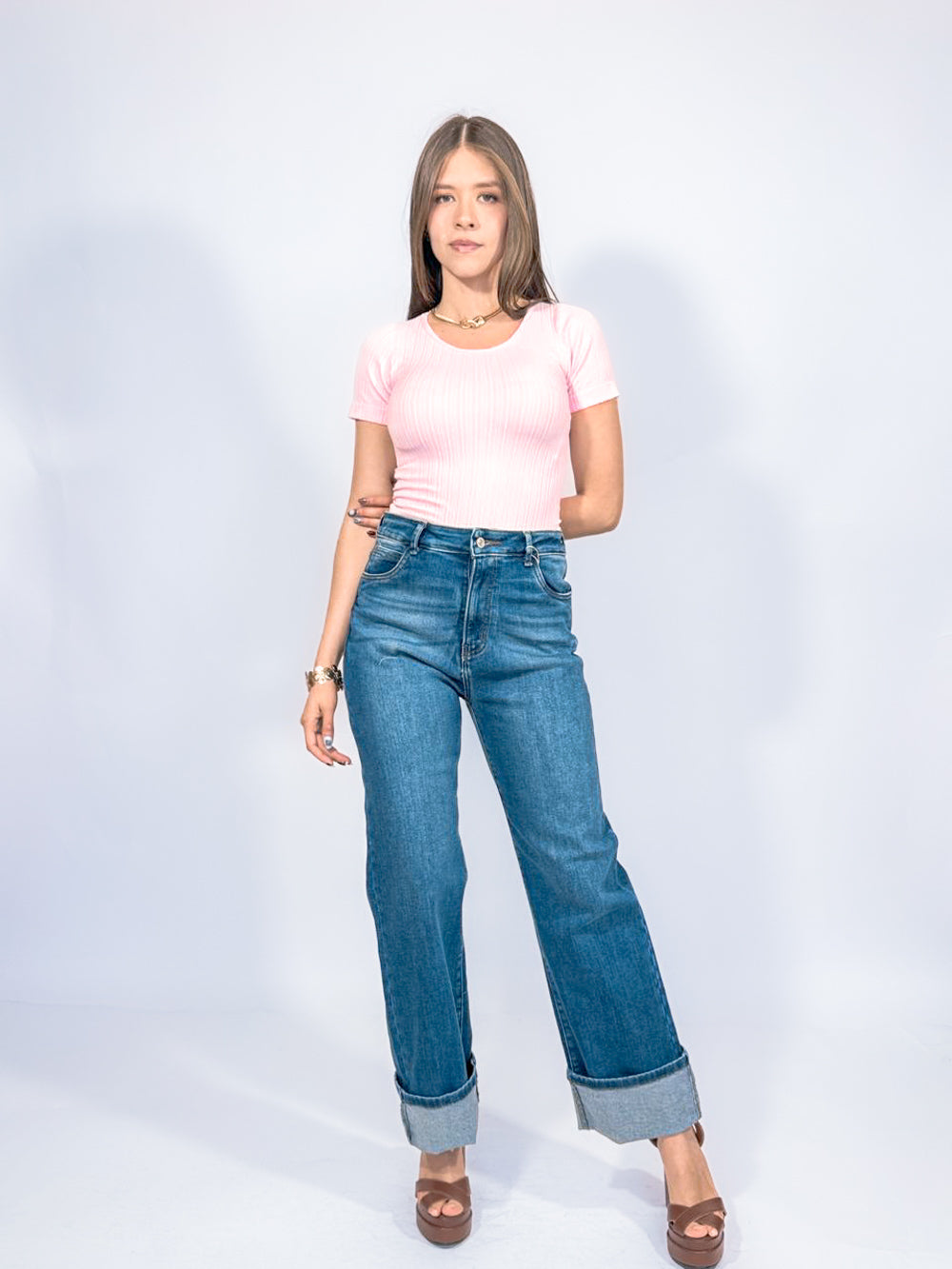 BLUSA LICRA CON DISEÑO CANALES