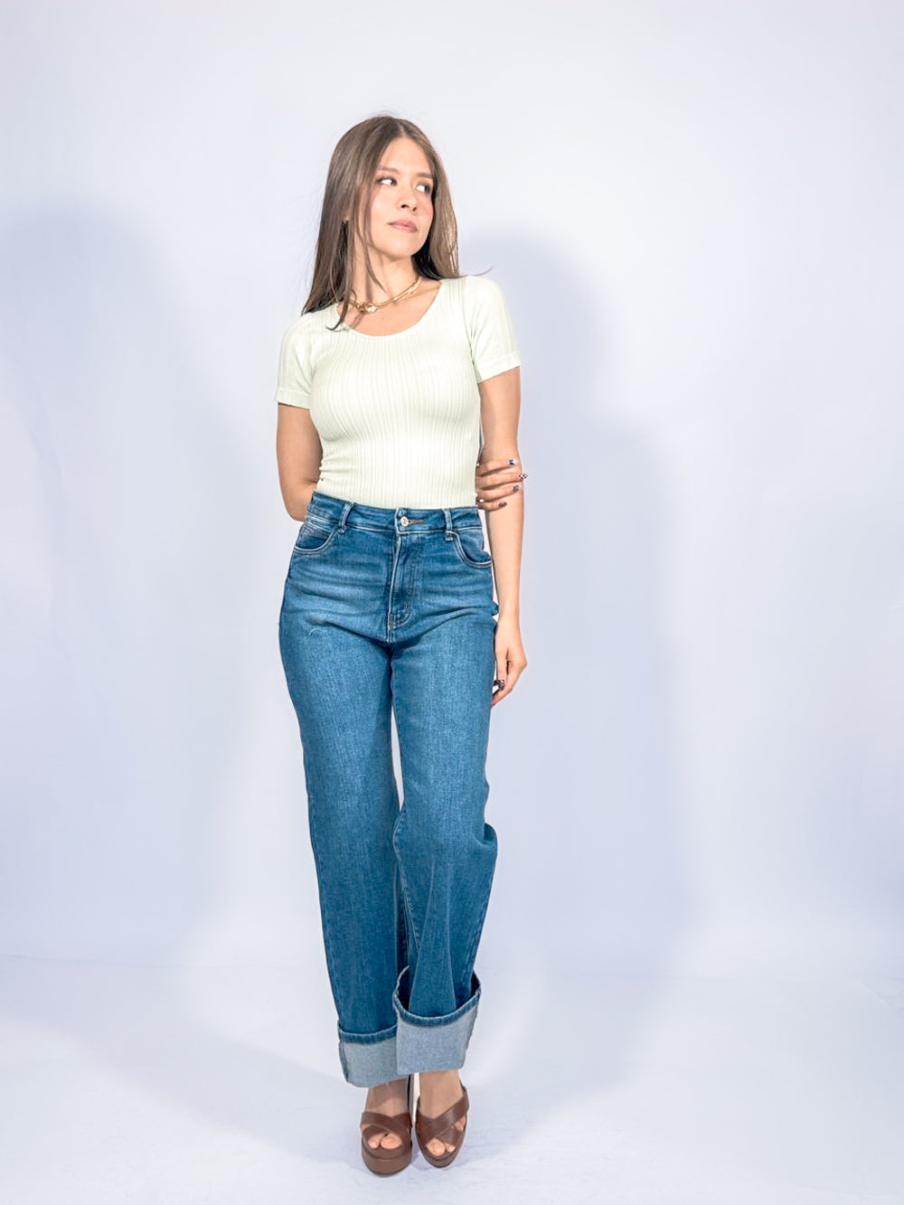 BLUSA LICRA CON DISEÑO CANALES
