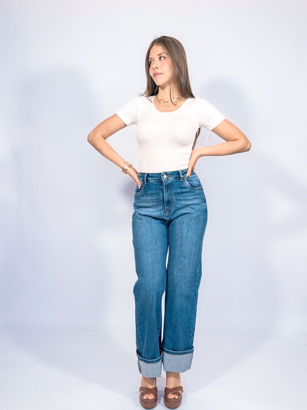 BLUSA LICRA CON DISEÑO CANALES