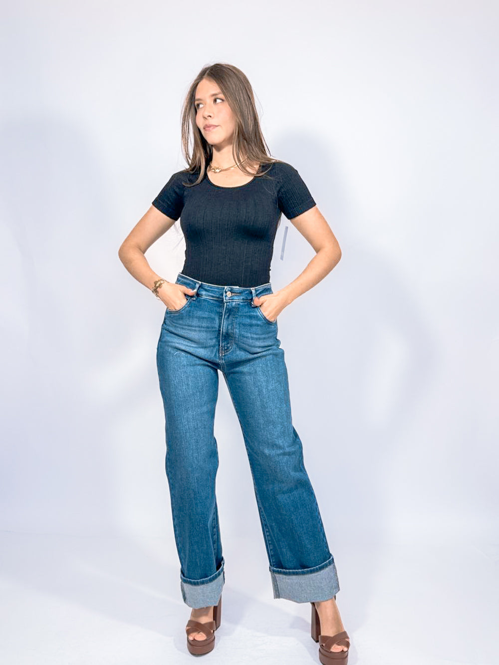 BLUSA LICRA CON DISEÑO CANALES