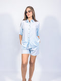 SET DOS PIEZAS CAMISA MANGA CORTA Y SHORT